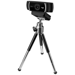 Камера Web Logitech Pro Stream C922 черный 3Mpix (1920x1080) USB2.0 с микрофоном (960-001089)