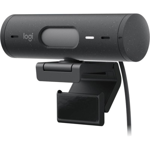 Камера Web Logitech HD Webcam Brio 500 черный 4Mpix (1920x1080) USB Type-C с микрофоном (960-001424)