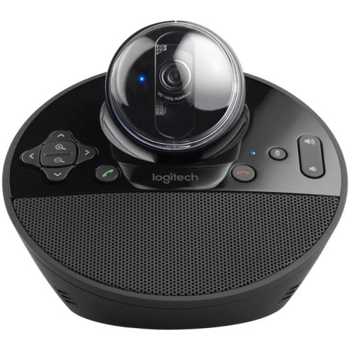 Веб-камера Logitech BCC950 (камера, устройство громкой связи, пульт ДУ), Full HD, 1080p/30fps, zoom 1.2-4x, угол обзора 78°, микрофон с эхо- и шумоподавлением