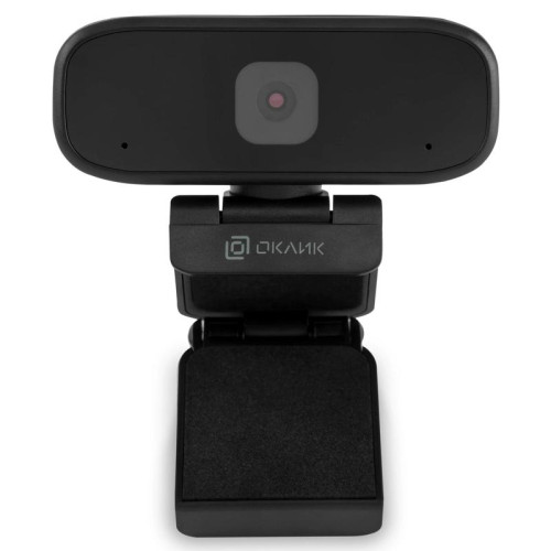 Камера Web Oklick OK-C015HD черный 1Mpix (1280x720) USB2.0 с микрофоном
