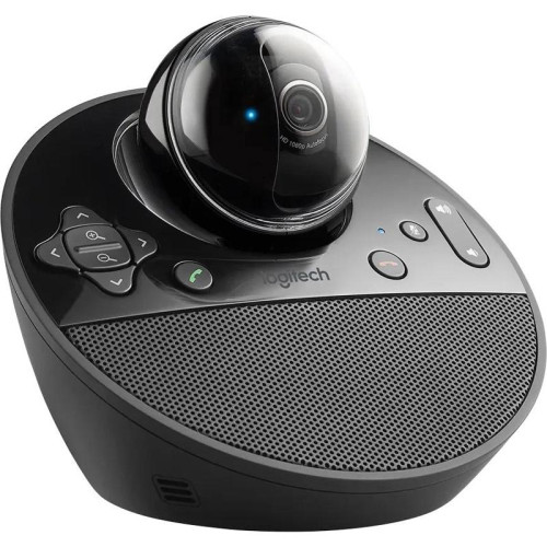 Веб-камера Logitech BCC950 (камера, устройство громкой связи, пульт ДУ), Full HD, 1080p/30fps, zoom 1.2-4x, угол обзора 78°, микрофон с эхо- и шумоподавлением