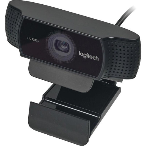 Камера Web Logitech Pro Stream C922 черный 3Mpix (1920x1080) USB2.0 с микрофоном (960-001089)