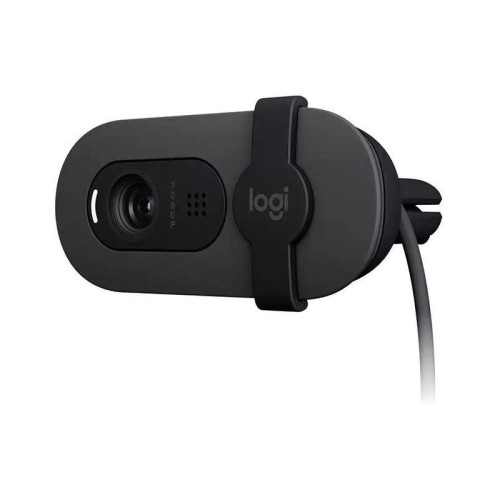 Камера Web Logitech HD Webcam Brio 100 черный 2Mpix (1920x1080) USB-A с микрофоном (960-001587)