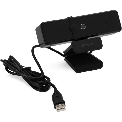 Камера Web Oklick OK-C35 черный 4Mpix (2560x1440) USB2.0 с микрофоном