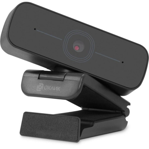 Камера Web Oklick OK-C001FH черный 2Mpix (1920x1080) USB2.0 с микрофоном