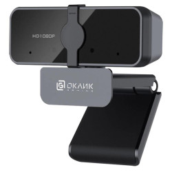 Камера Web Oklick OK-C21FH черный 2Mpix (1920x1080) USB2.0 с микрофоном