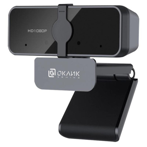Камера Web Oklick OK-C21FH черный 2Mpix (1920x1080) USB2.0 с микрофоном