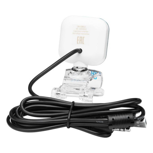 Камера Web Oklick OK-C8812 белый 0.3Mpix (640x480) USB2.0 с микрофоном