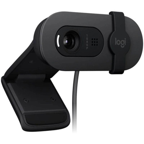 Камера Web Logitech Brio 95 графитовый 2Mpix (1920x1080) USB2.0 с микрофоном для ноутбука (960-001583)