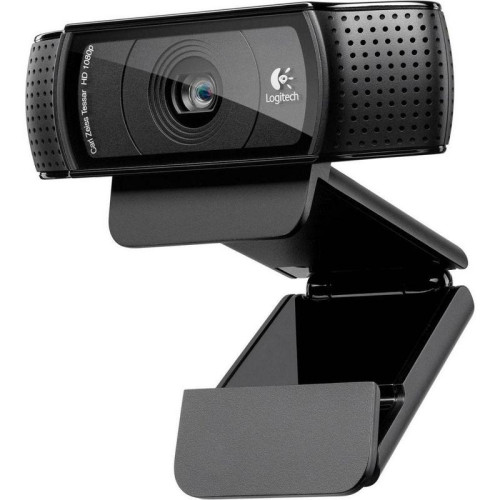 Веб-камера Logitech HD Pro Webcam C920 960-001055/960-000998 { USB 2.0, 1920*1080, 2Mpix foto, Mic, Black}