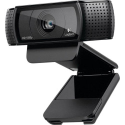 Веб-камера Logitech HD Pro Webcam C920 960-001055/960-000998 { USB 2.0, 1920*1080, 2Mpix foto, Mic, Black}
