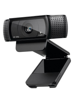 Веб-камера Logitech HD Pro Webcam C920 960-001055/960-000998 { USB 2.0, 1920*1080, 2Mpix foto, Mic, Black}