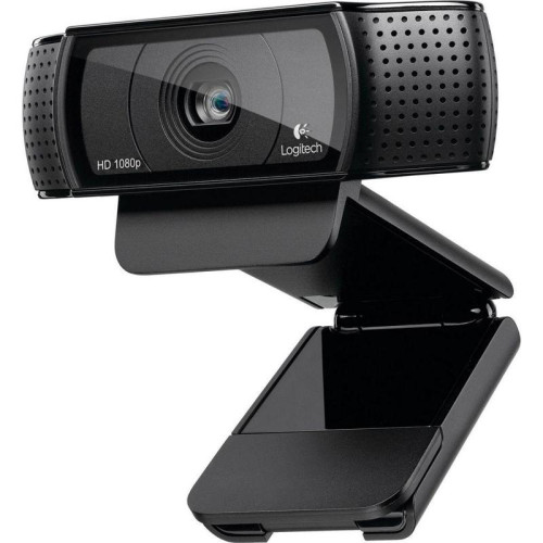 Веб-камера Logitech HD Pro Webcam C920 960-001055/960-000998 { USB 2.0, 1920*1080, 2Mpix foto, Mic, Black}
