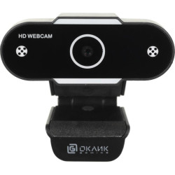 Камера Web Oklick OK-C012HD черный 1Mpix (1280x720) USB2.0 с микрофоном
