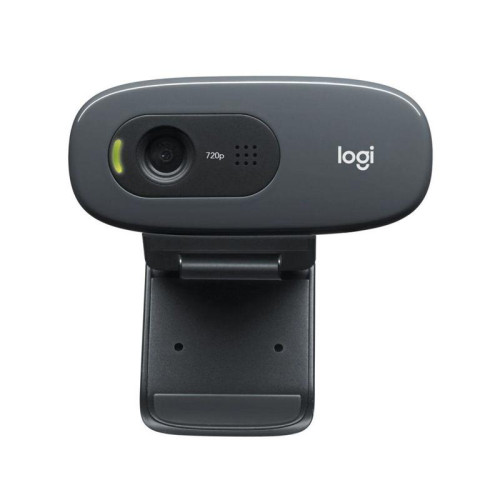 Камера Web Logitech HD Webcam C270 черный 0.9Mpix (1280x720) USB2.0 с микрофоном (960-000999)