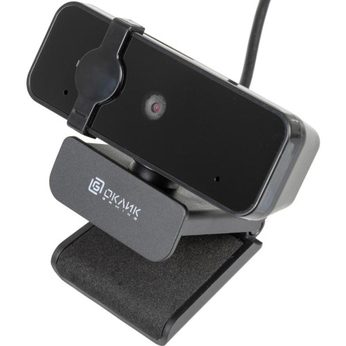 Камера Web Oklick OK-C21FH черный 2Mpix (1920x1080) USB2.0 с микрофоном
