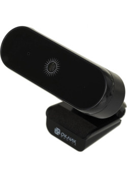 Камера Web Oklick OK-C008FH черный 2Mpix (1920x1080) USB2.0 с микрофоном