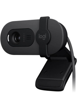 Камера Web Logitech Brio 95 графитовый 2Mpix (1920x1080) USB2.0 с микрофоном для ноутбука (960-001583)
