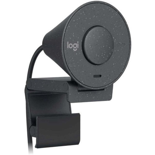 Камера Web Logitech HD Webcam Brio 300 черный 2Mpix (1920x1080) USB Type-C с микрофоном (960-001436)