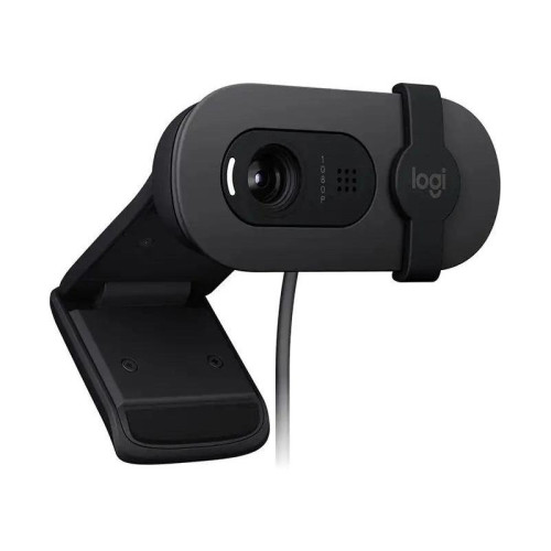 Камера Web Logitech HD Webcam Brio 100 черный 2Mpix (1920x1080) USB-A с микрофоном (960-001587)