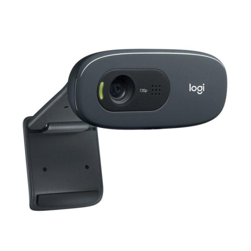 Камера Web Logitech HD Webcam C270 черный 0.9Mpix (1280x720) USB2.0 с микрофоном (960-000999)