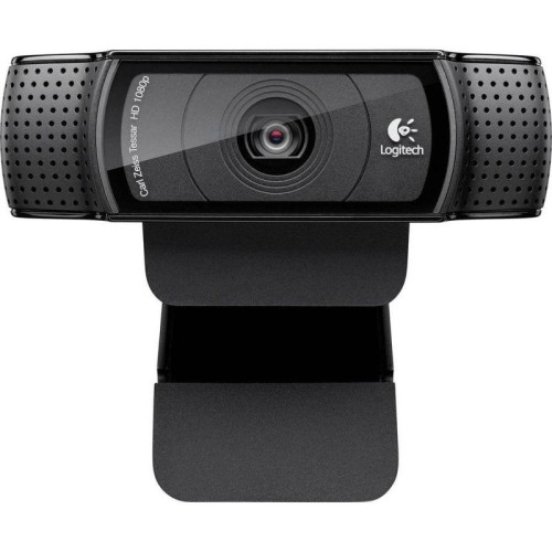 Веб-камера Logitech HD Pro Webcam C920 960-001055/960-000998 { USB 2.0, 1920*1080, 2Mpix foto, Mic, Black}