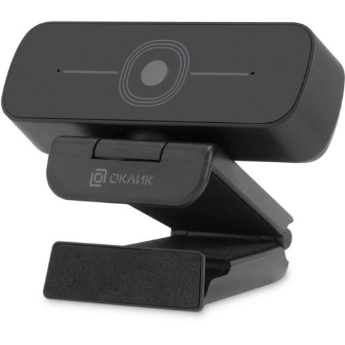 Камера Web Oklick OK-C001FH черный 2Mpix (1920x1080) USB2.0 с микрофоном