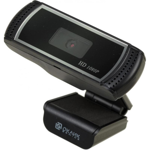 Камера Web Oklick OK-C013FH черный 2Mpix (1920x1080) USB2.0 с микрофоном