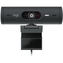 Камера Web Logitech HD Webcam Brio 500 черный 4Mpix (1920x1080) USB Type-C с микрофоном (960-001424)