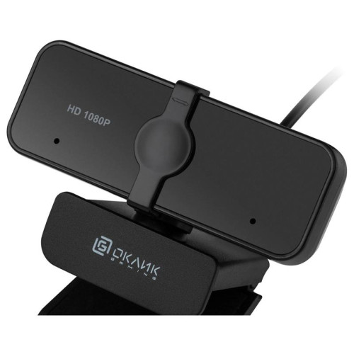 Камера Web Oklick OK-C21FH черный 2Mpix (1920x1080) USB2.0 с микрофоном