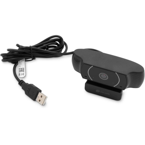 Камера Web Oklick OK-C016HD черный 1Mpix (1280x720) USB2.0 с микрофоном
