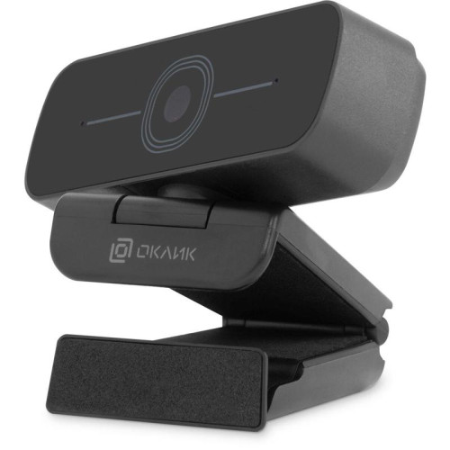 Камера Web Oklick OK-C001FH черный 2Mpix (1920x1080) USB2.0 с микрофоном