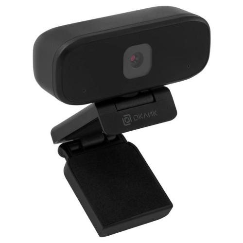 Камера Web Oklick OK-C015HD черный 1Mpix (1280x720) USB2.0 с микрофоном