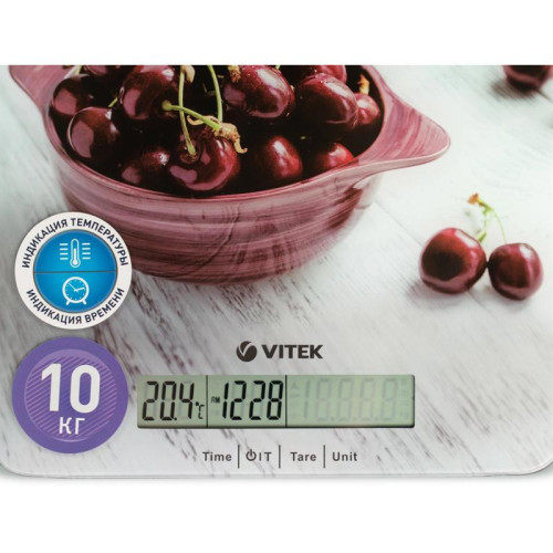 Весы кухонные электронные Vitek VT-8002 макс.вес:10кг белый Весы кухонные электронные Vitek VT-8002 макс.вес:10кг белый
