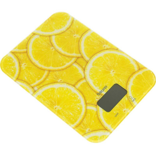 Весы кухонные электронные Beurer KS19 lemon макс.вес:5кг рисунок