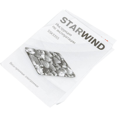 Весы кухонные электронные Starwind SSK3355 макс.вес:5кг рисунок/ягоды