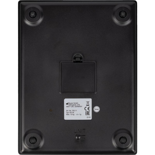Весы кухонные электронные Beurer KS34 XL макс.вес:15кг черный