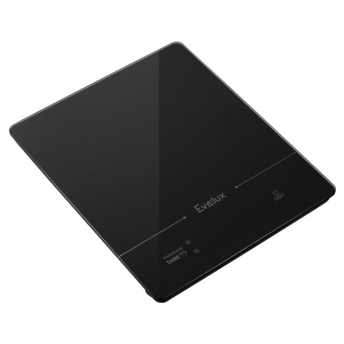 Весы кухонные EVELUX/ Весы кухонные EVELUX, диапазон измерений 1 - 15000 г, шаг измерения 1 г, LCD дисплей, электронное управление, автоматическое включение/выключение, цвет черный