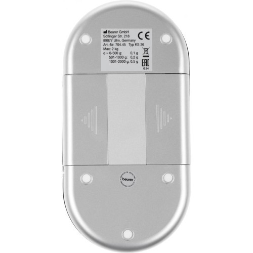 Весы кухонные электронные Beurer KS36 макс.вес:2кг черный