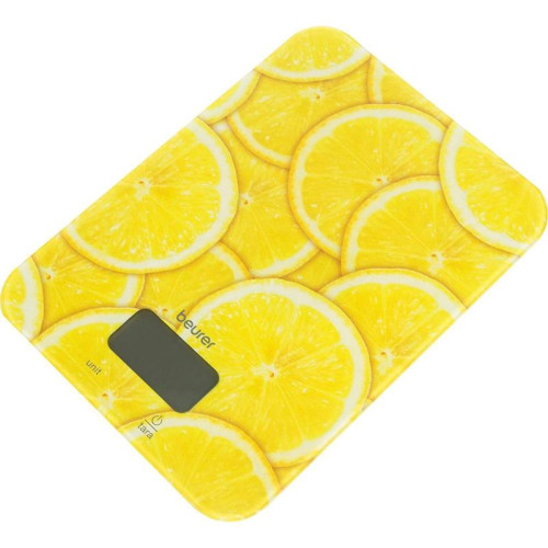 Весы кухонные электронные Beurer KS19 lemon макс.вес:5кг рисунок