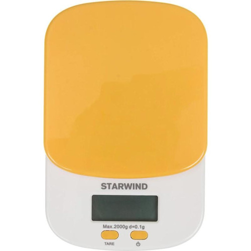 Весы кухонные электронные Starwind SSK2158 макс.вес:2кг оранжевый