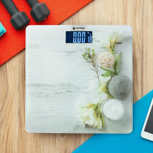 Весы напольные электронные/ Весы напольные электронные Vitek VT-8077 макс.180кг