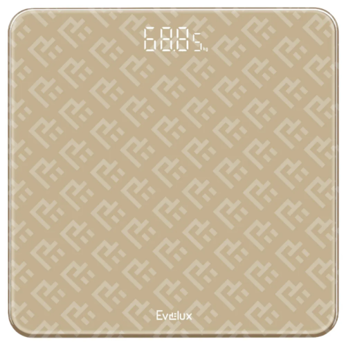 Весы напольные EVELUX/ Весы напольные EVELUX, диапазон измерений 0.5 - 180 кг, шаг измерения 50 г, LCD дисплей, электронное управление, автоматическое включение/выключение, цвет бежевый