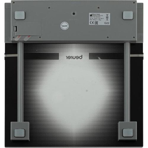 Весы напольные электронные/ Весы напольные электронные Beurer BG21 макс.180кг черный