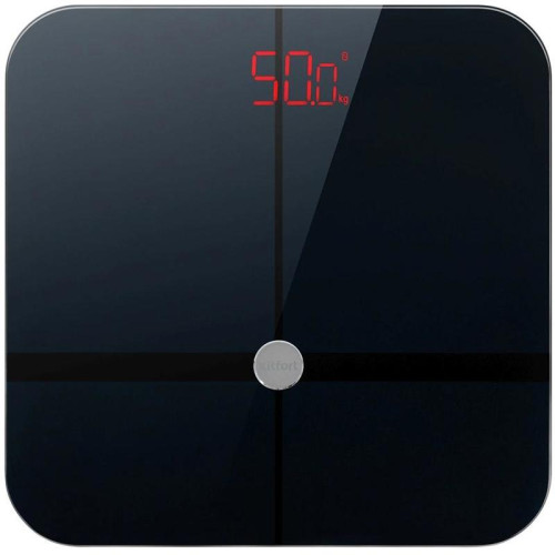 Весы напольные электронные/ Весы напольные электронные Kitfort КТ-807 макс.180кг черный