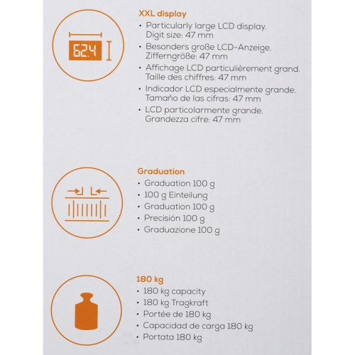 Весы напольные электронные/ Весы напольные электронные Beurer PS160 макс.180кг белый
