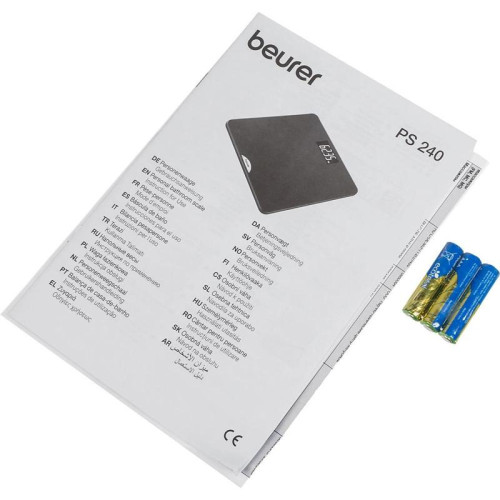 Весы напольные электронные/ Весы напольные электронные Beurer PS240 макс.180кг черный