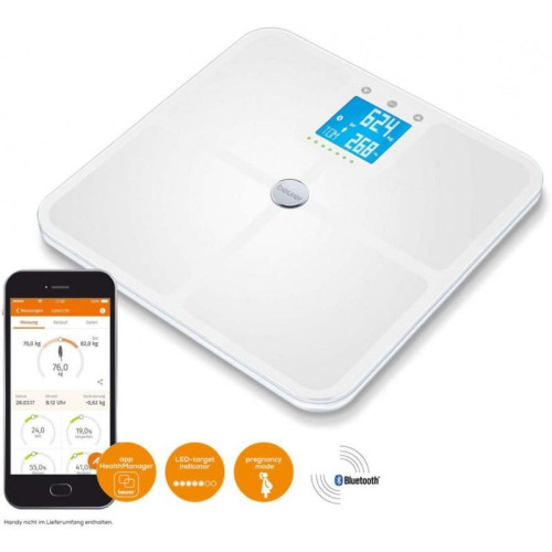 Весы напольные электронные/ Весы напольные электронные Beurer BF950 макс.180кг белый