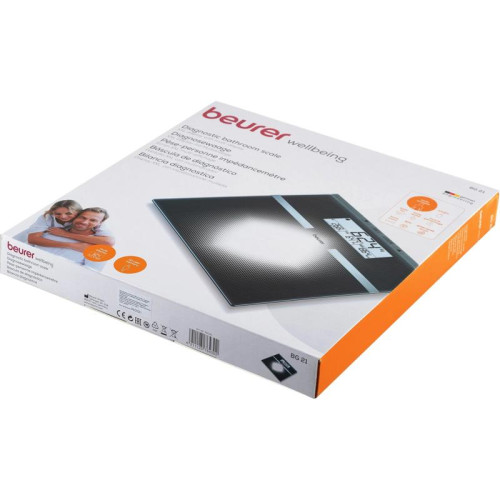 Весы напольные электронные/ Весы напольные электронные Beurer BG21 макс.180кг черный