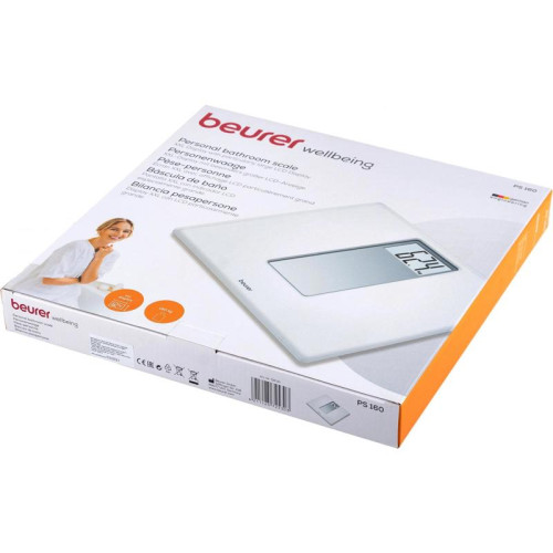 Весы напольные электронные/ Весы напольные электронные Beurer PS160 макс.180кг белый